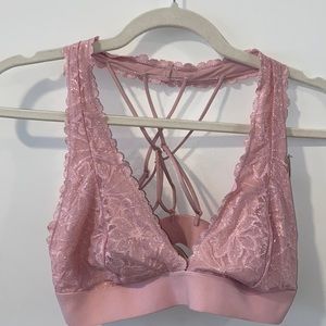 Shimmery light pink VS bralette and NWT